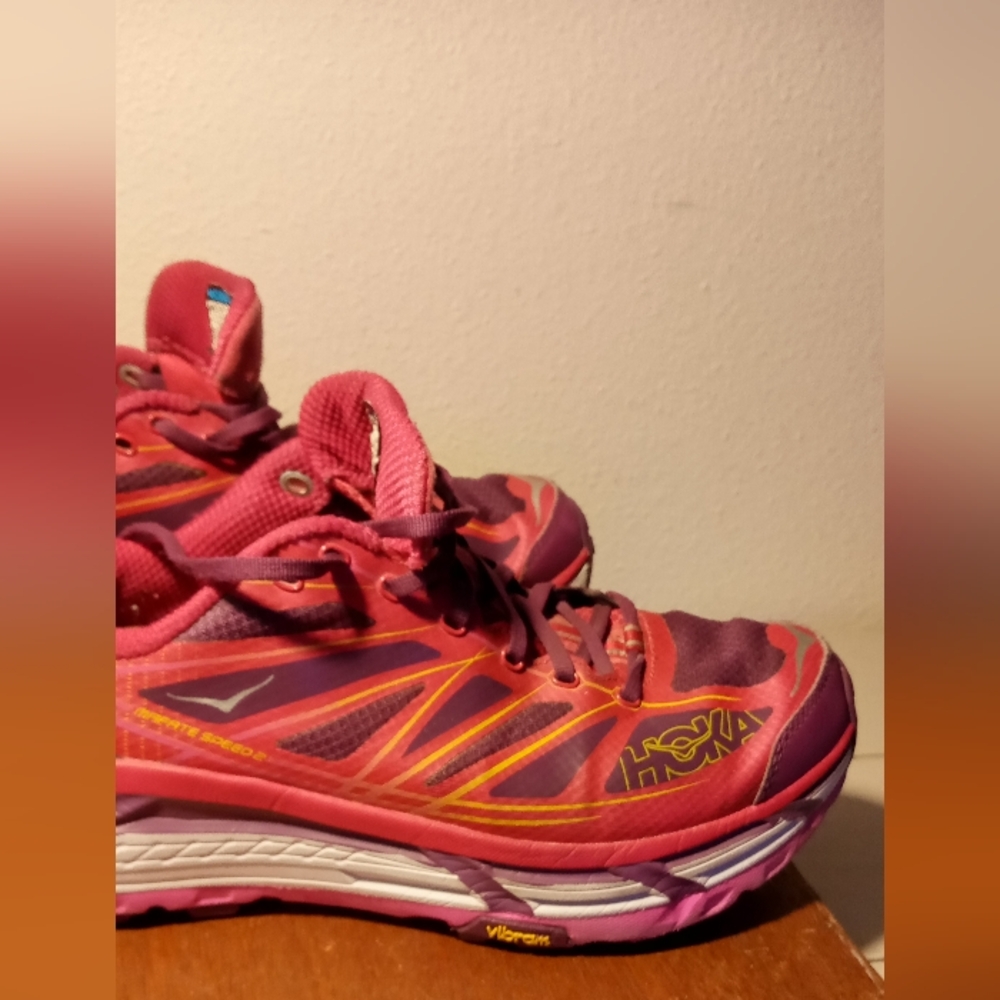 Hoka One One Women's Mafate Speed 2 Running Shoes Size 10 - Picture 12 of 16